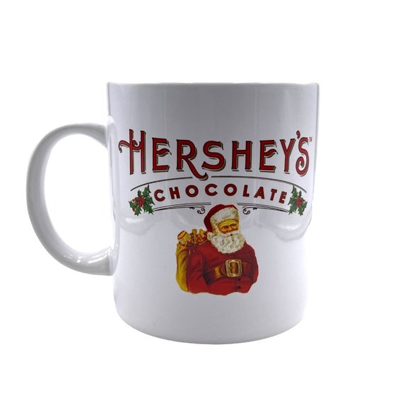 Galerie Other - Galerie Mug Hershey’s Chocolate Oversized Christmas Santa Claus 5"